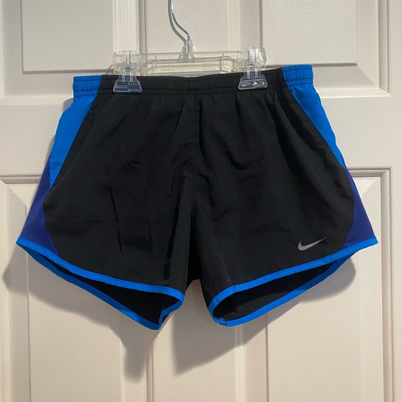Nike Pants - Blue and Black Nike Running Shorts